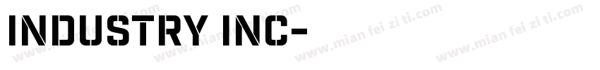 Industry Inc字体转换